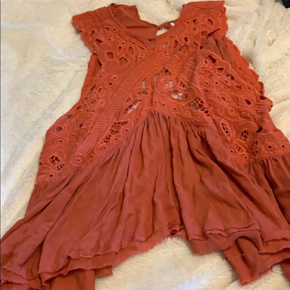 Free people open back tank